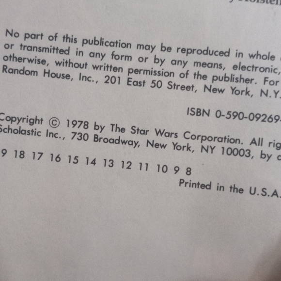 Star wars storybook from 1978 - Picture 5 of 6